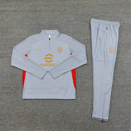 AC Milan Tracksuit-Grey