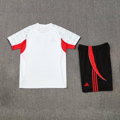 Manchester United Shorts Set-White and Black