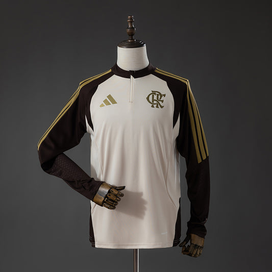 Flamengo 26/27 Long Sleeved Training uniform Apricot