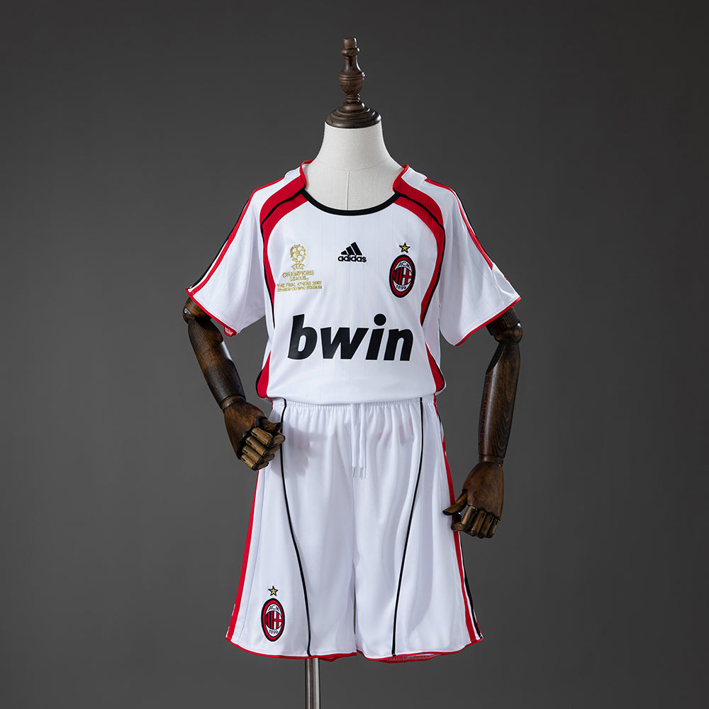 AC Milan 06/07 Away Retro Kids Kit