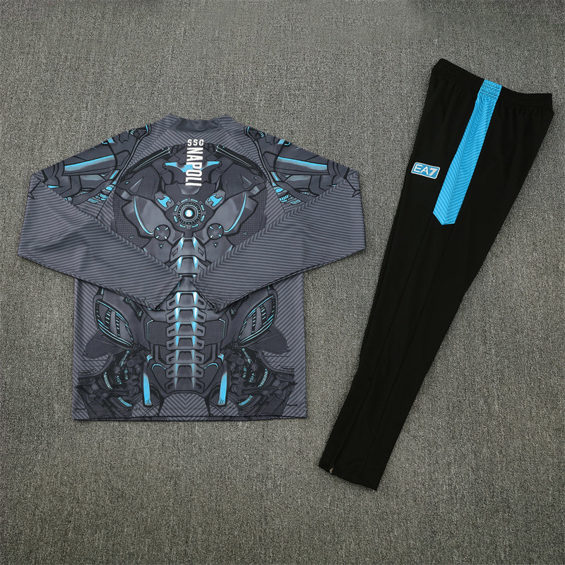 Napoli Tracksuit-Grey and Black