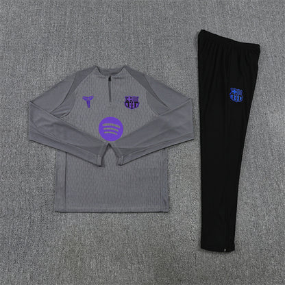 Barcelona Tracksuit-Dark Grey and Black