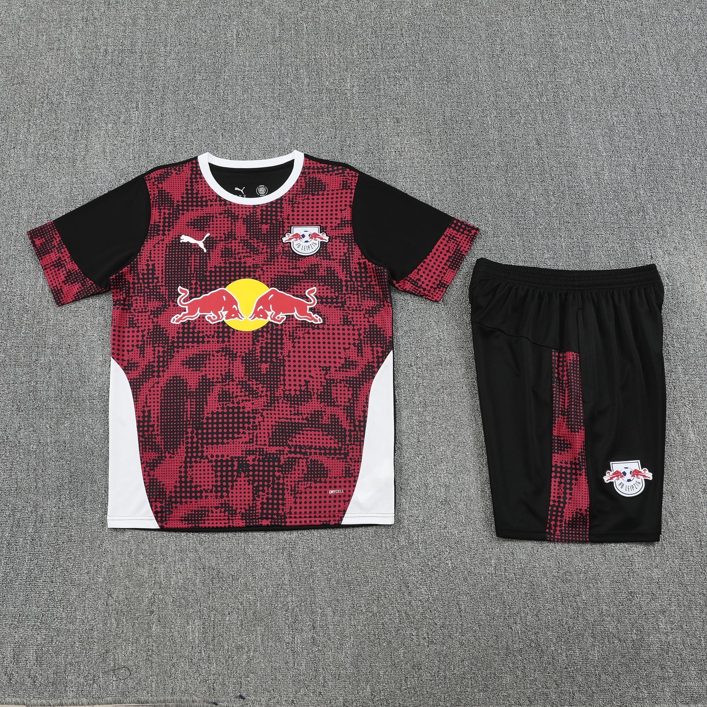 RB Leipzig Shorts Set-Red and Black