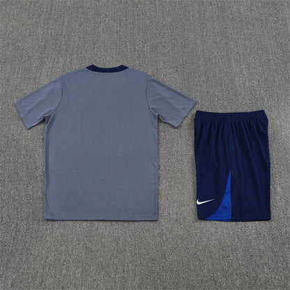 PSG Shorts Set-Grey and Navy Blue