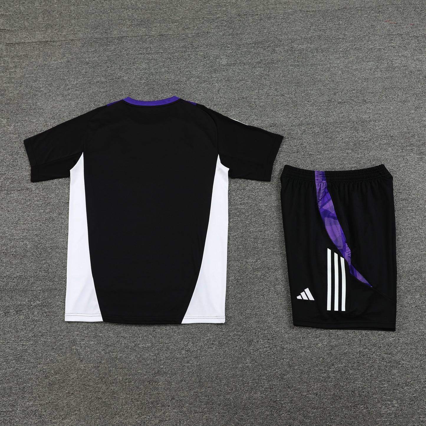 Real Madrid Shorts Set-Black and White