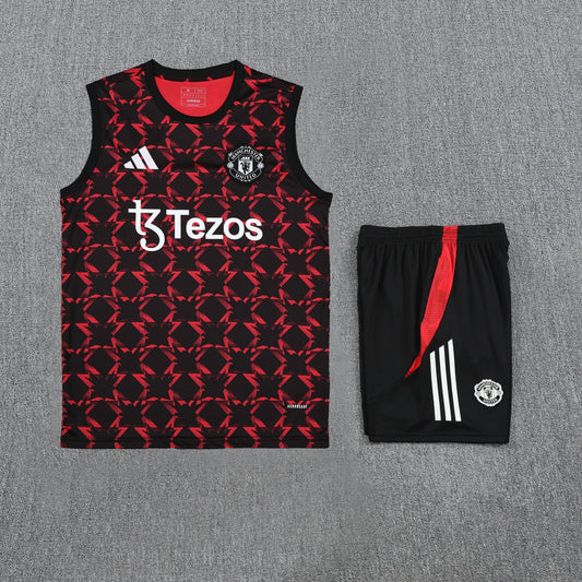 Manchester United Vest Set-Red and Black