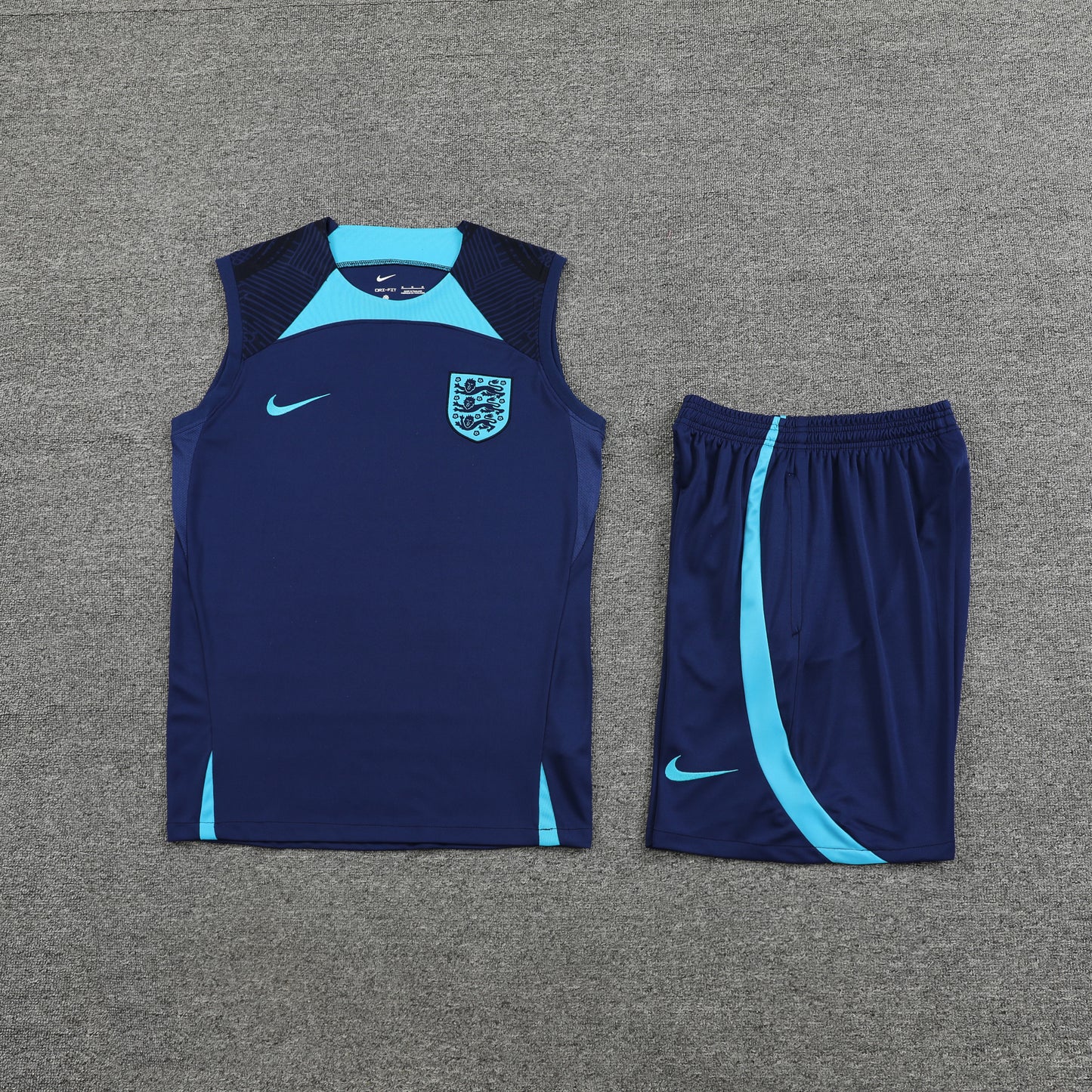 England Vest Set-Dark Blue