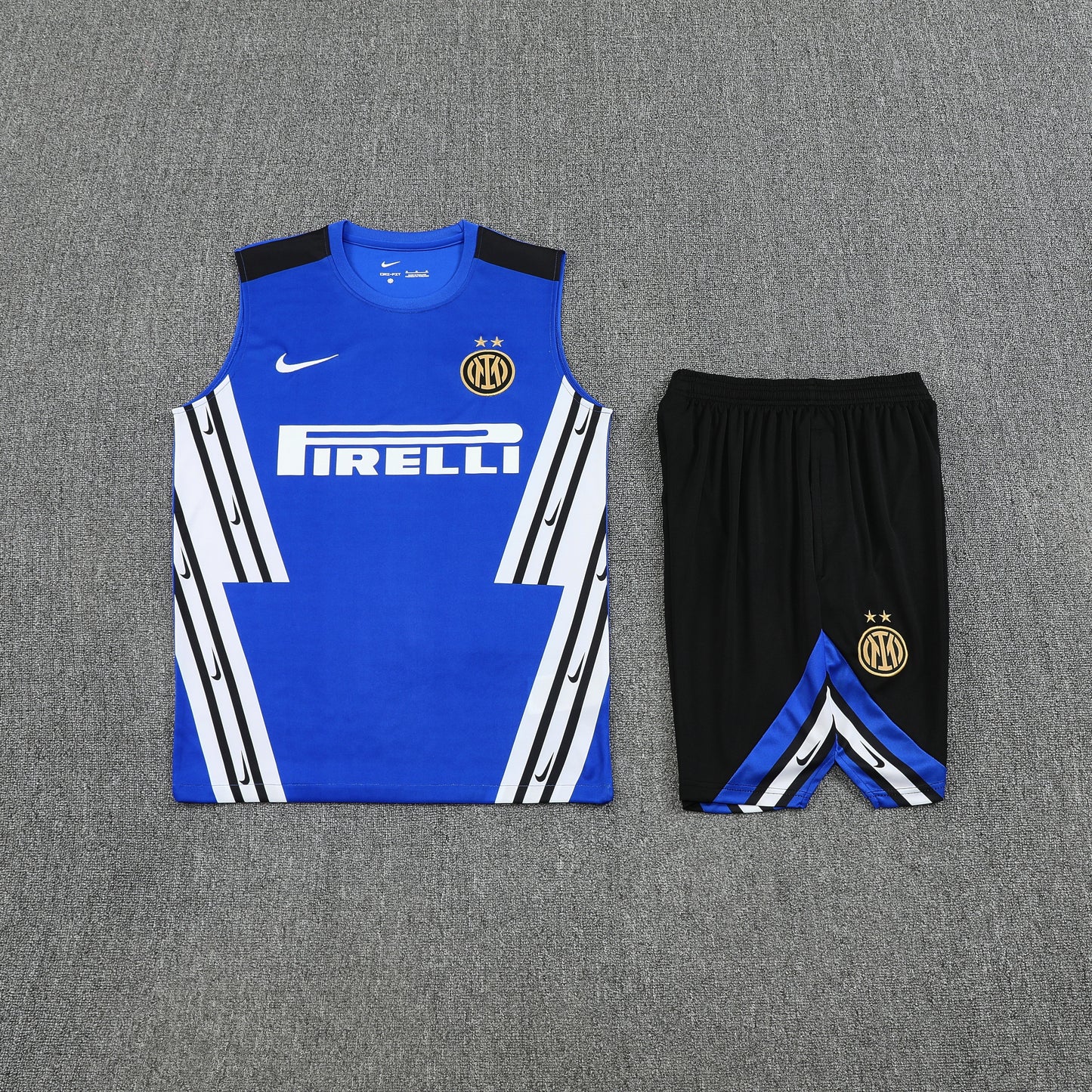 Inter Milan Vest Set-Blue and Black