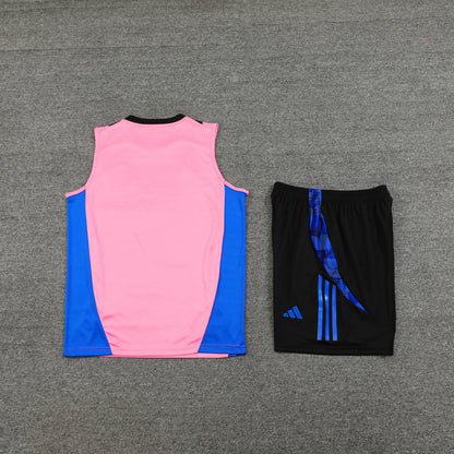Manchester United Vest Set-Pink and Black