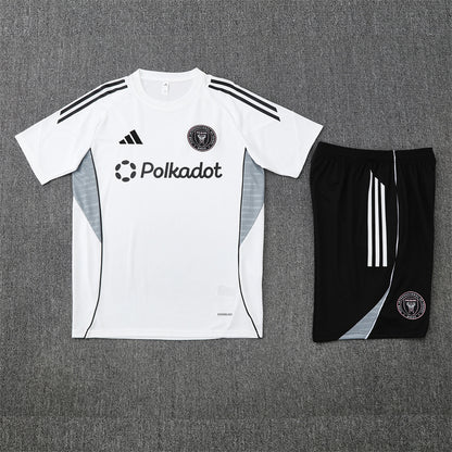 Inter Miami Shorts Set-White and Black