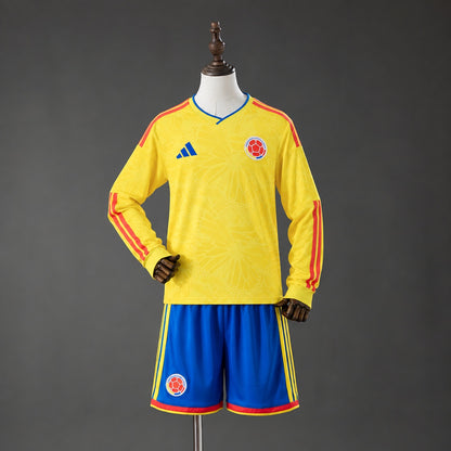 Colombia 2026 Home Long-Sleeve Kids Kit