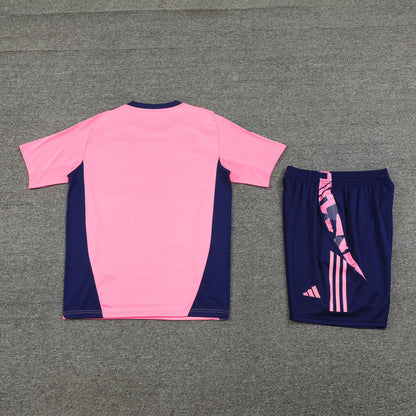 Arsenal Shorts Set-Pink and Navy Blue