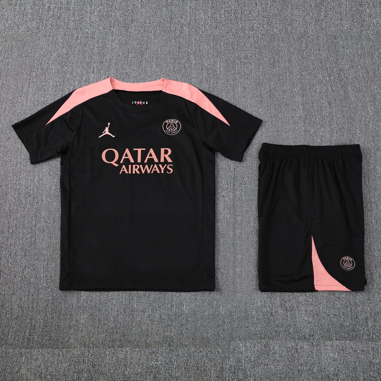 PSG Shorts Set-Black and Pink