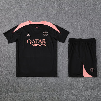 PSG Shorts Set-Black and Pink