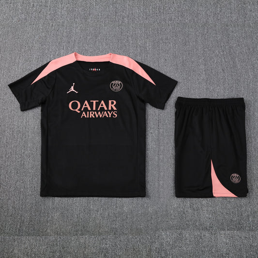 PSG Shorts Set-Black and Pink