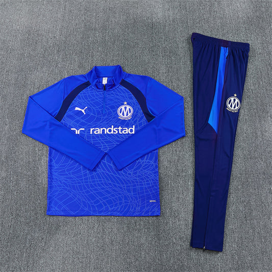Olympique de Marseille Tracksuit-Dark Blue