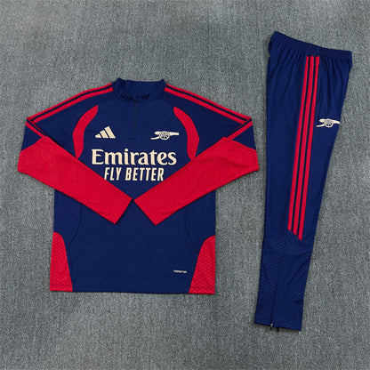 Arsenal Tracksuit-Red and Navy Blue
