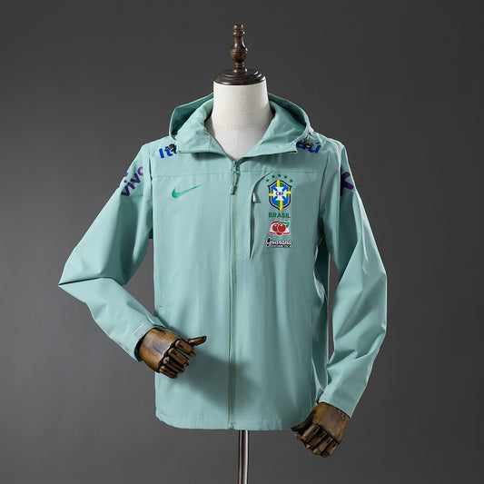 Brazil Windbreaker - Light Mint Green