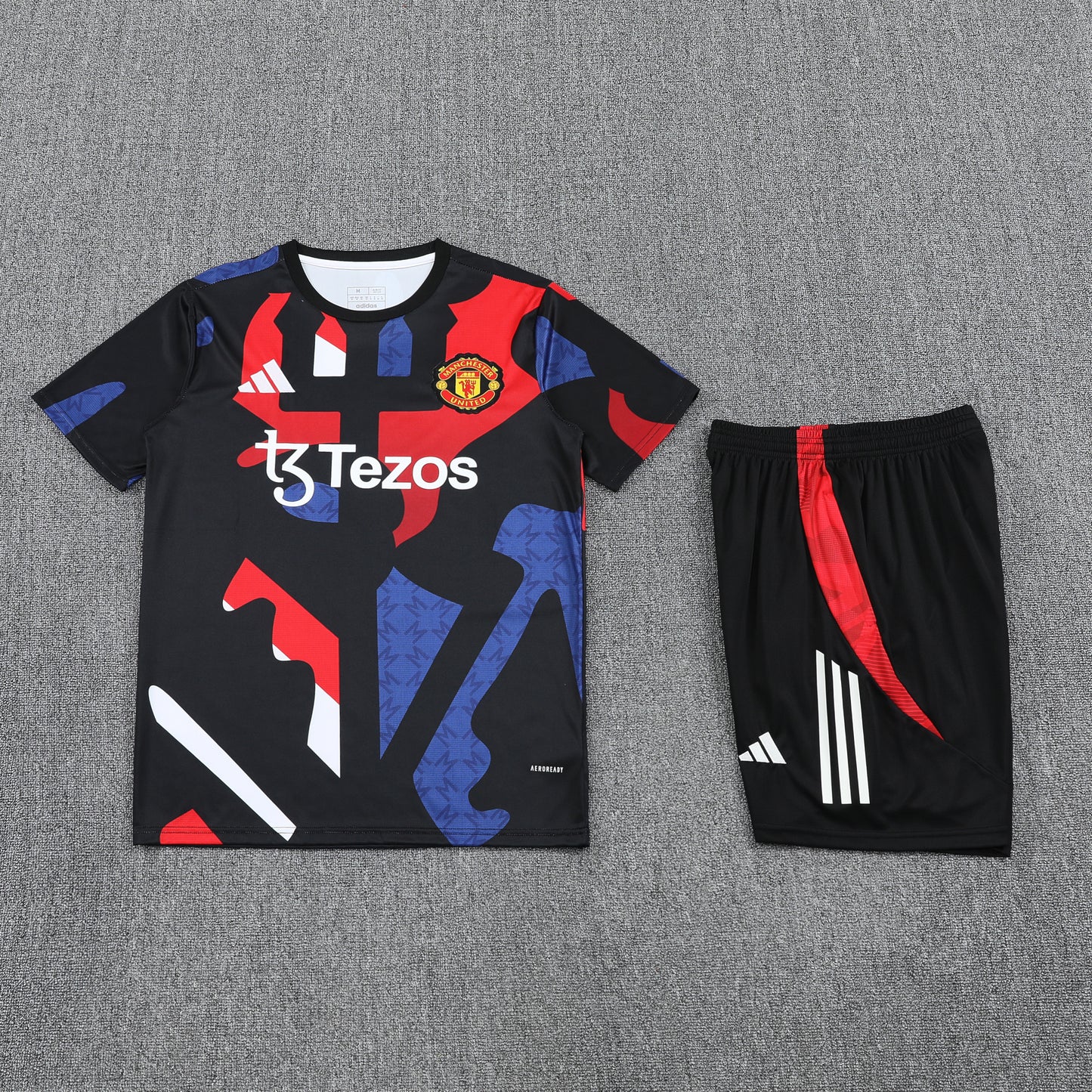 Manchester United Shorts Set-Red, Blue and Black