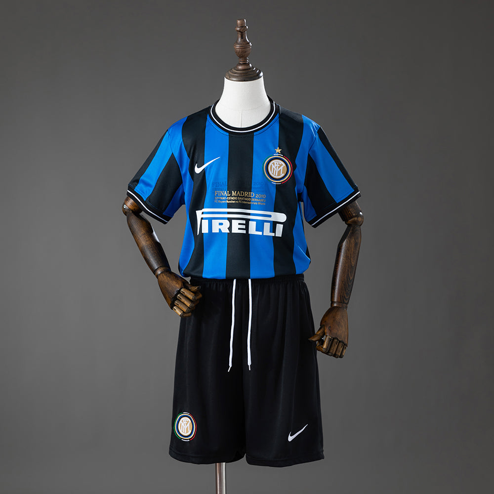 Inter Milan 09/10 Home (UEFA Champions League) Retro Kids Kit