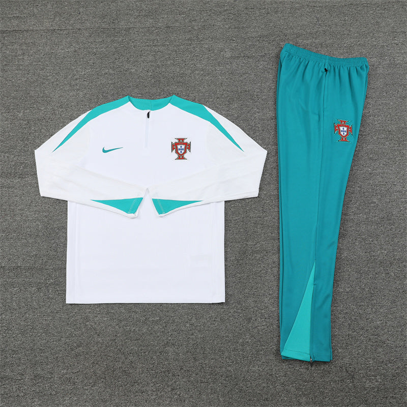 Portugal Tracksuit-White and Blue