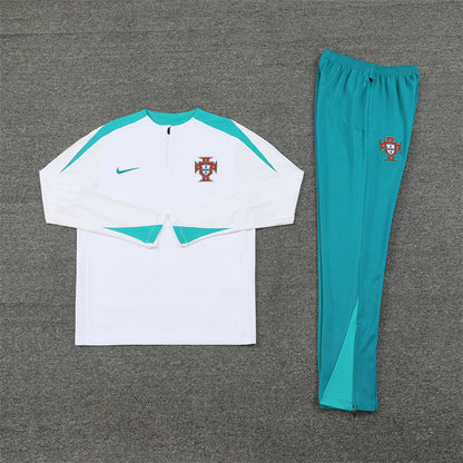 Portugal Tracksuit-White and Blue