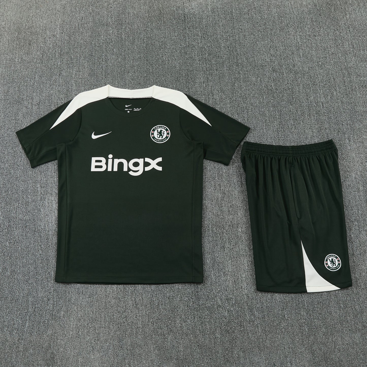 Chelsea Shorts Set-Dark Green