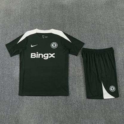 Chelsea Shorts Set-Dark Green