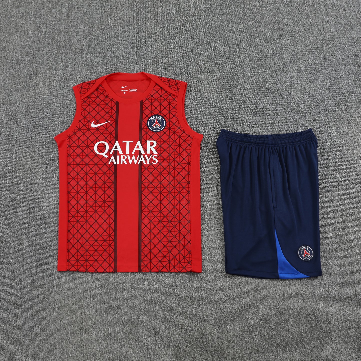 PSG Vest Set-Red and Navy Blue