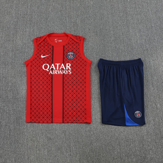 PSG Vest Set-Red and Navy Blue