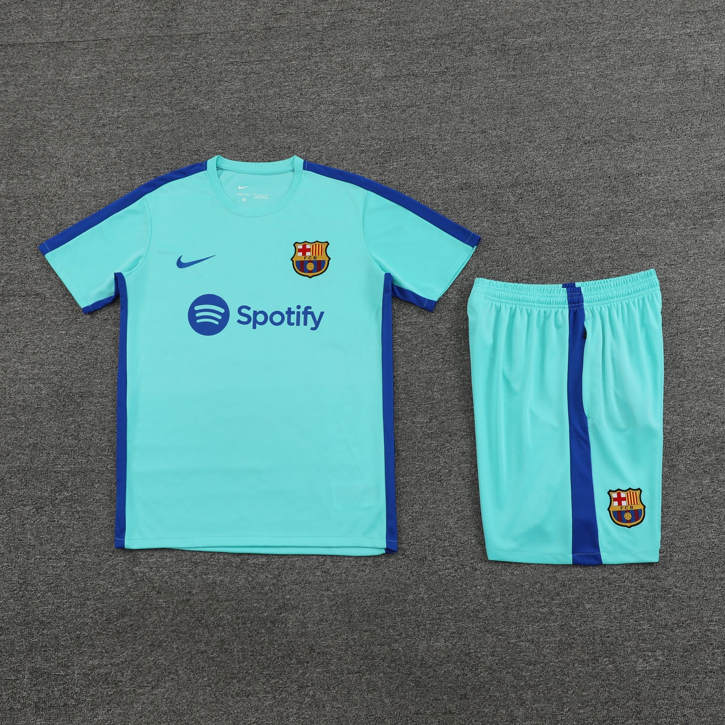 Barcelona Shorts Set-Blue
