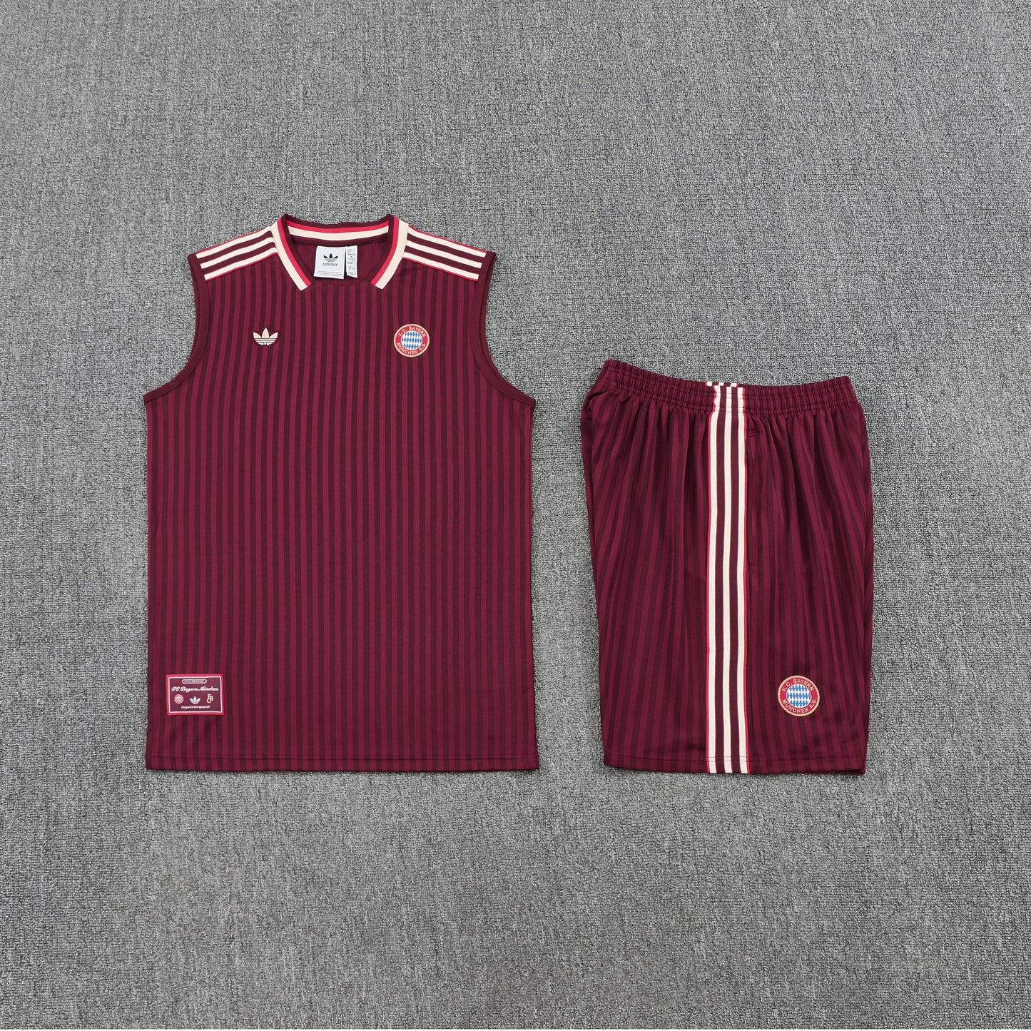FC Bayern Munich Vest Set-Maroon