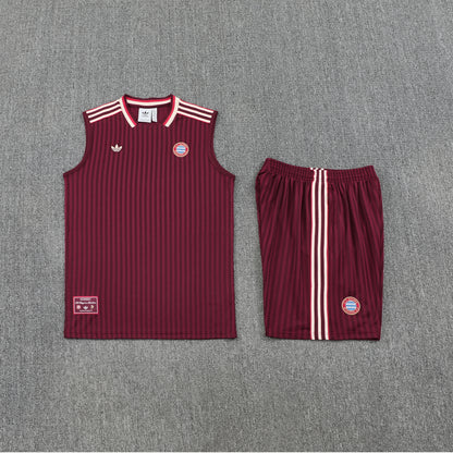FC Bayern Munich Vest Set-Maroon