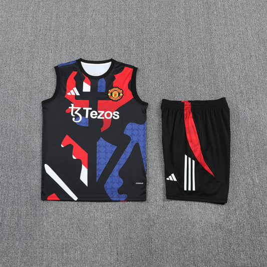 Manchester United Vest Set-Red, Blue and Black