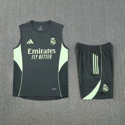 Real Madrid Vest Set-Dark Grey