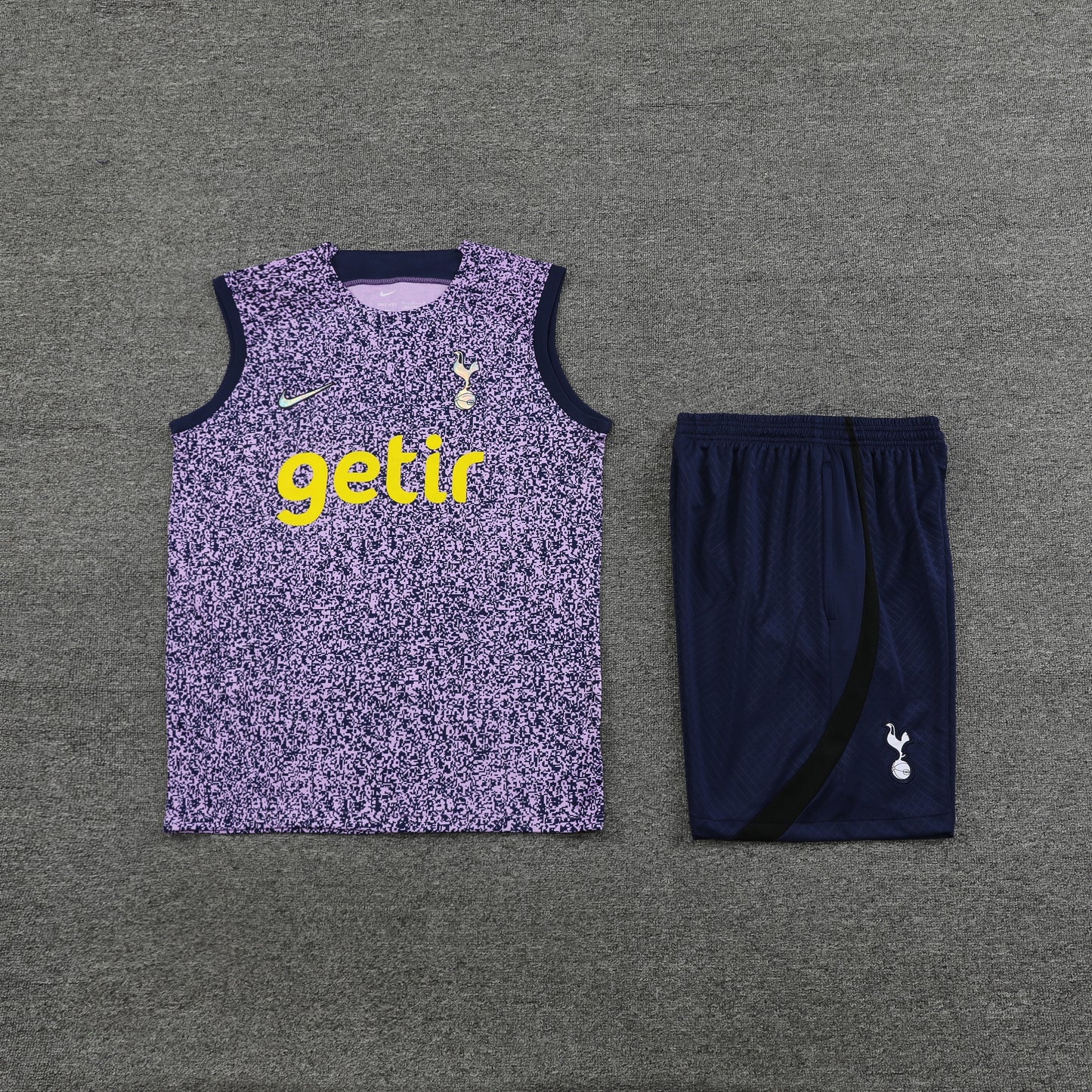 Tottenham Vest Set-Purple and Navy Blue