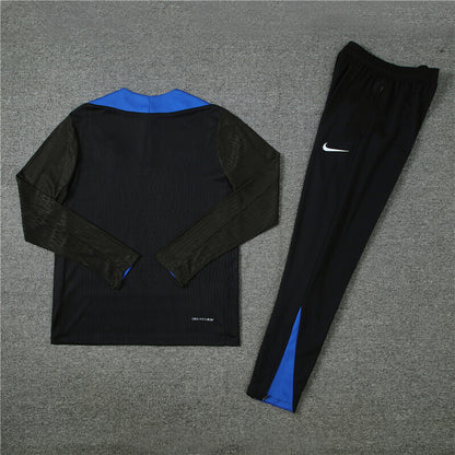 Inter Milan Tracksuit-Black and Blue