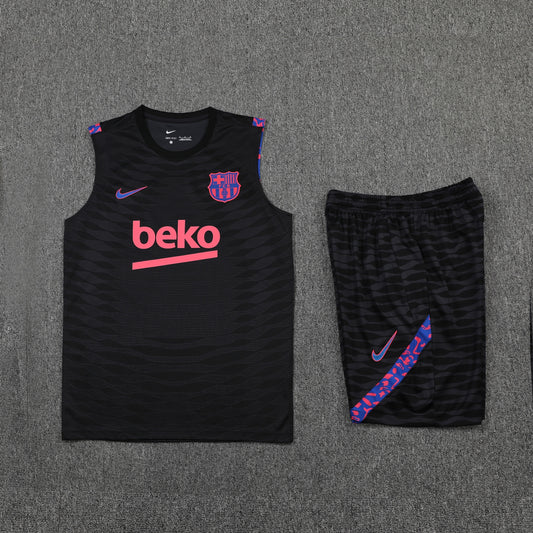 Barcelona Vest Set-Black