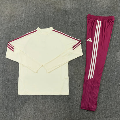 Real Madrid Tracksuit-Cream and Pink