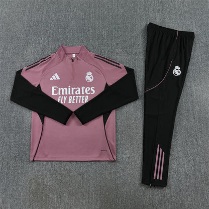 Real Madrid Tracksuit-Brown and Black