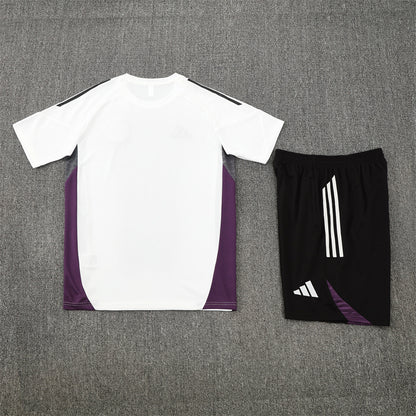 Manchester United Shorts Set-White and Black