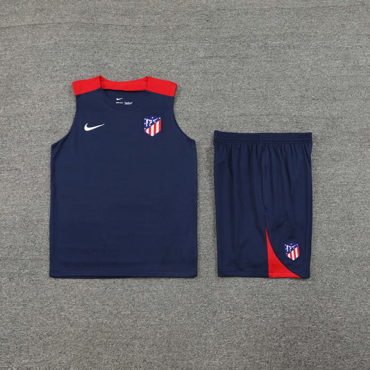 Atletico Madrid Vest Set-Navy Blue