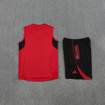 Manchester United Vest Set-Red and Black