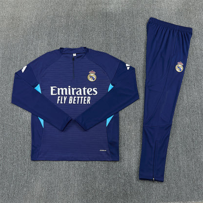 Real Madrid Tracksuit-Navy Blue