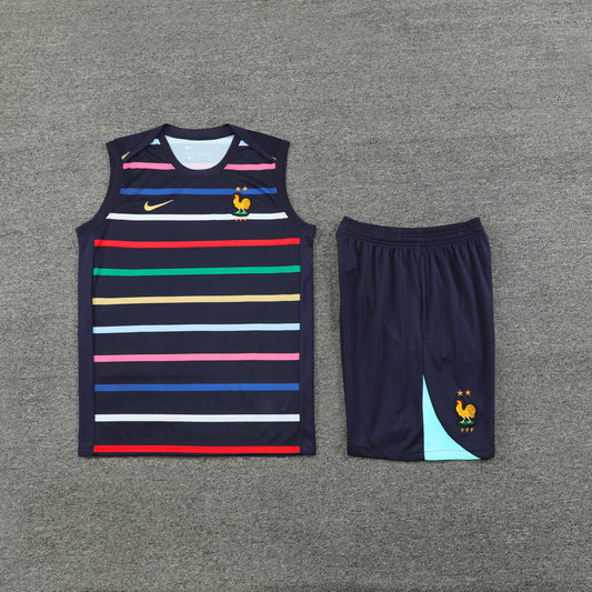 France Vest Set-Multicolor