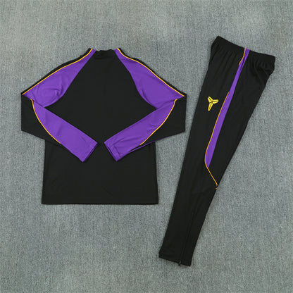Barcelona Tracksuit-Black and Purple