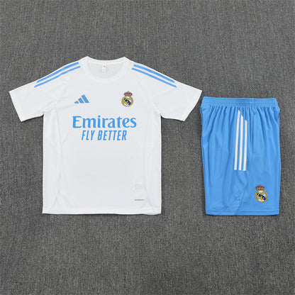 Real Madrid Shorts Set-White and Blue