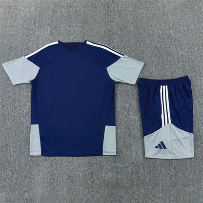 Real Madrid Shorts Set-Navy Blue and Grey