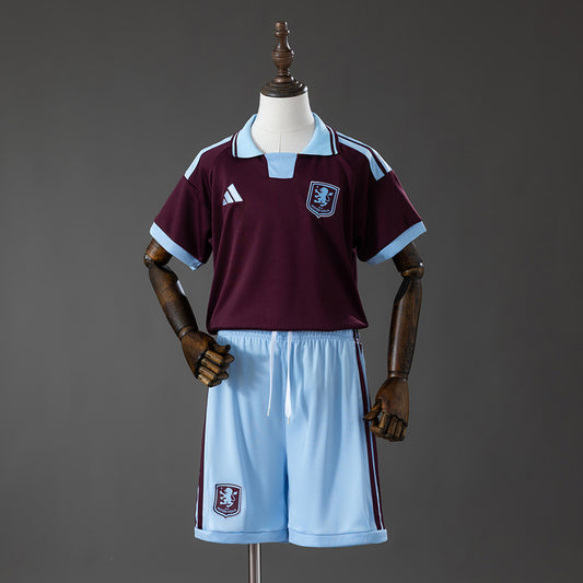 Aston Villa 26/27 Home Kids Kit