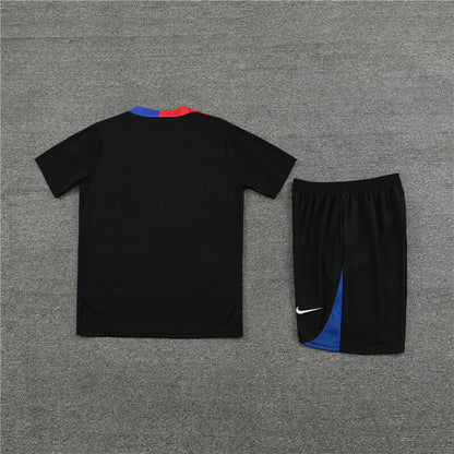 Barcelona Shorts Set-Red, Blue and Black